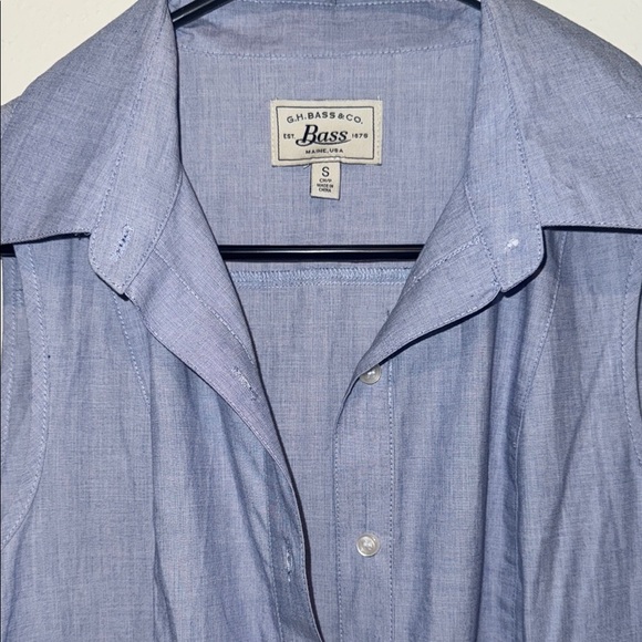 G.H. Bass & Co. Blue Pleated Sundress - Picture 2 of 3